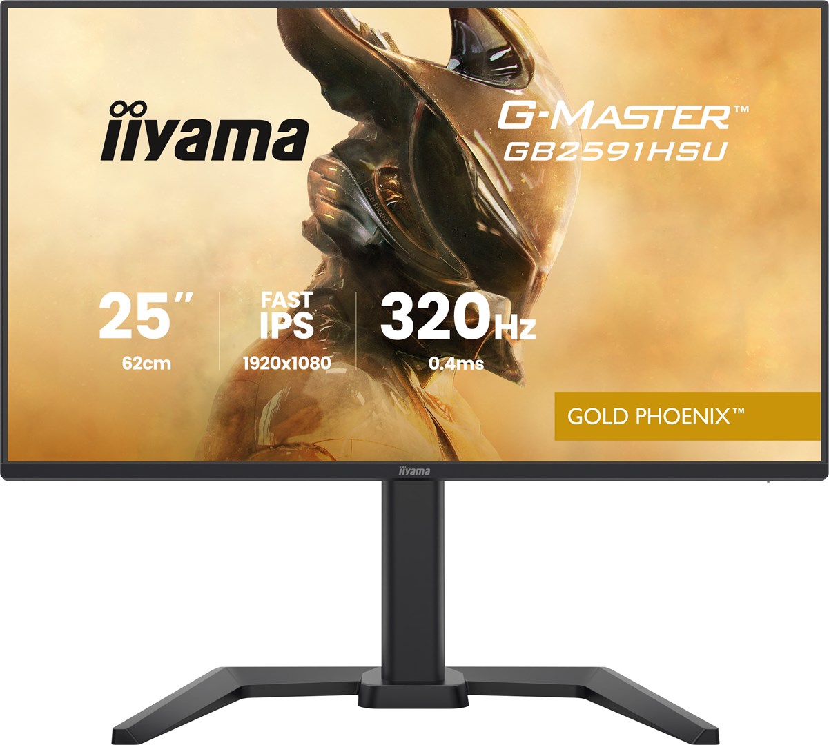 iiyama G-MASTER GB2591HSU-B1 computer monitor 62.2 cm (24.5") 1920 x 1080 pixels Full HD LED Black Fast IPS 320 Hz 1920x1080