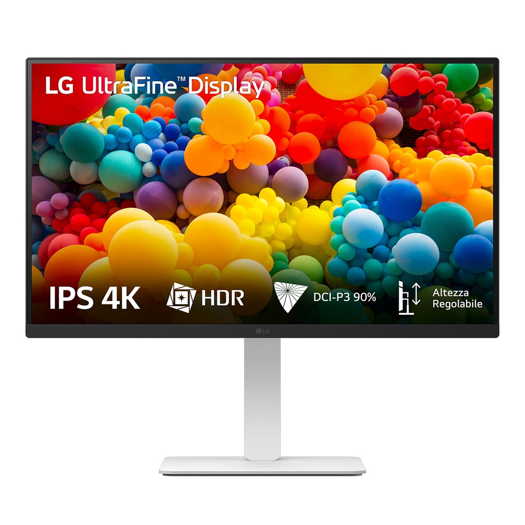 LG 27US550-W computer monitor 68.6 cm (27") 3840 x 2160 pixels 4K Ultra HD LCD White IPS 60 Hz 3840x2160