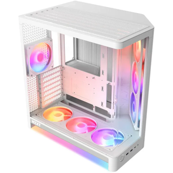 NZXT H6 RGB+ ( 2026 ) All White Computer case CC-H62FW-P1