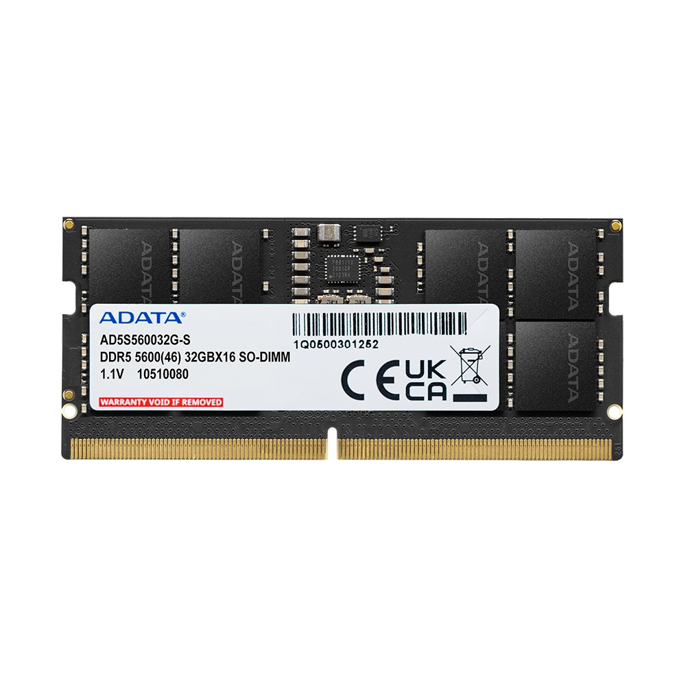 ADATA Premier memory module 16 GB 1 x 16 GB DDR5 262-pin SO-DIMM ECC AD5S560016G-S