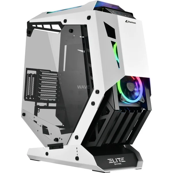 Sharkoon ELITE SHARK CA700 Computer case Black / White ATX