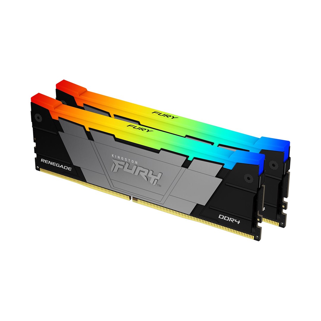 Kingston Technology FURY 16GB 4000MT/s DDR4 CL19 DIMM (Kit of 2) Renegade RGB KF440C19RB2AK2/16