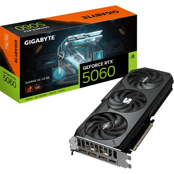 GIGABYTE GeForce RTX 5060 GAMING OC V2 8GB Graphics card GV-N5060GAMING OCV2-8GD