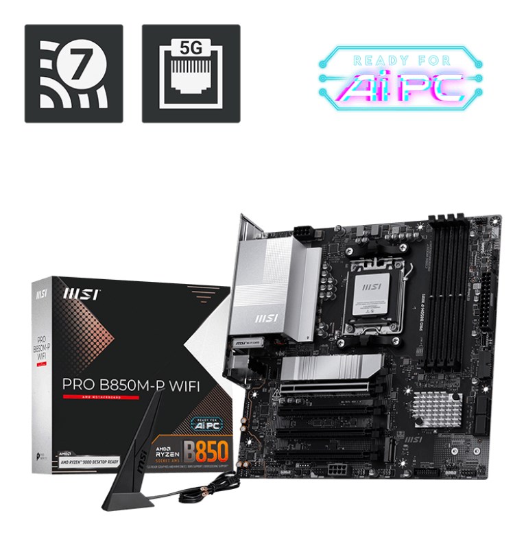 MSI PRO B850M-P WIFI Motherboard 7E71-001R