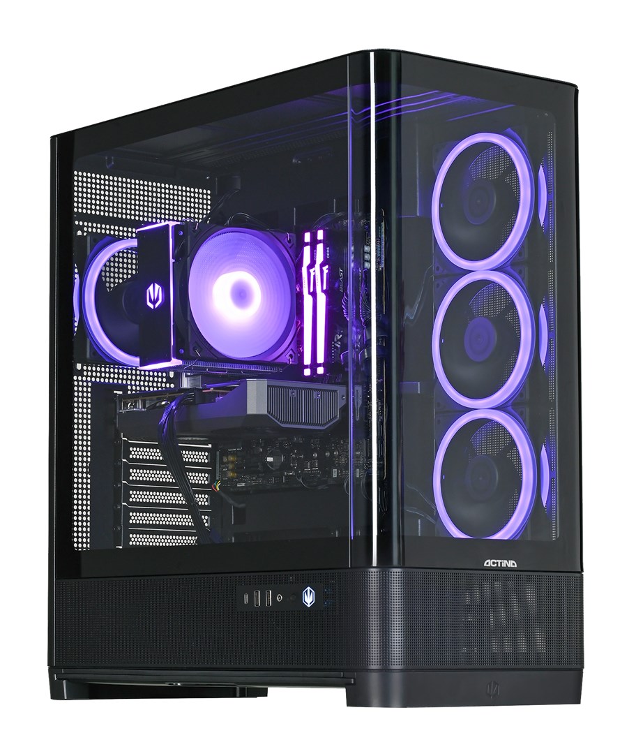 Actina PC Intel Core 5 245KF 16 GB DDR5-SDRAM 1 TB SSD NVIDIA GeForce RTX 5060 Windows 11 Home Midi Tower Black KOMACNGIP0657 16 GB RAM