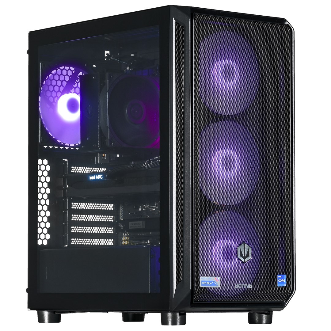 Actina PC AMD Ryzen™ 5 7500F 32 GB DDR5-SDRAM 1 TB SSD Intel Arc B580 Midi Tower Black KOMACNGIP0174 None 32 GB RAM