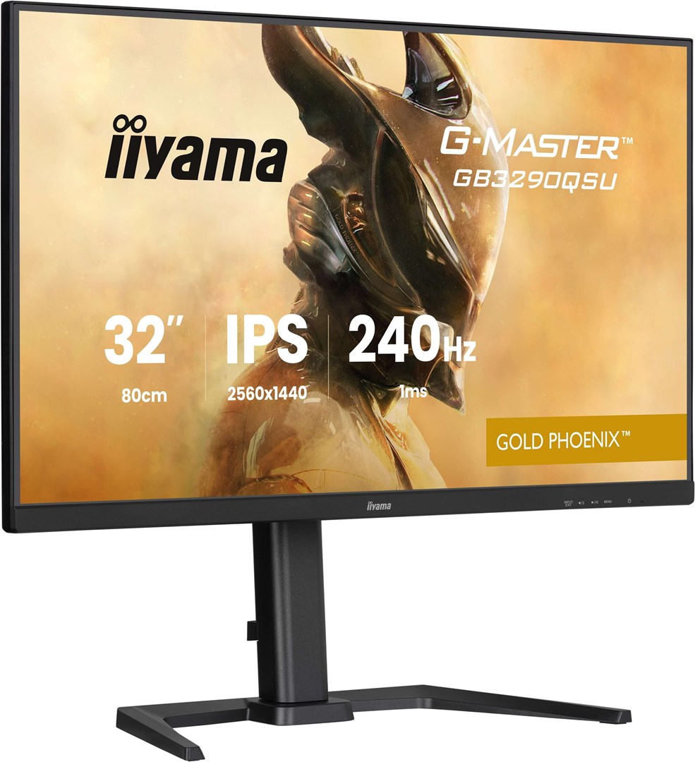 iiyama G-MASTER GB3290QSU-B1 computer monitor 80 cm (31.5") 2560 x 1440 pixels Quad HD LED Black IPS 240 Hz 2560x1440
