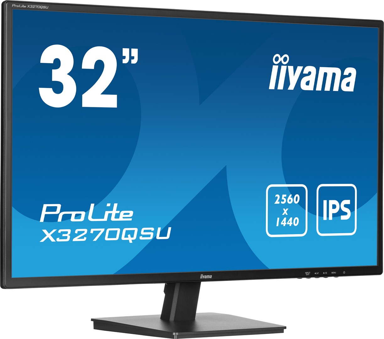 iiyama ProLite X3270QSU-B1 LED monitor HDMI 2.0 x1 / DisplayPort 1.4 x1 31.5 in 2560x1440 IPS 100 Hz
