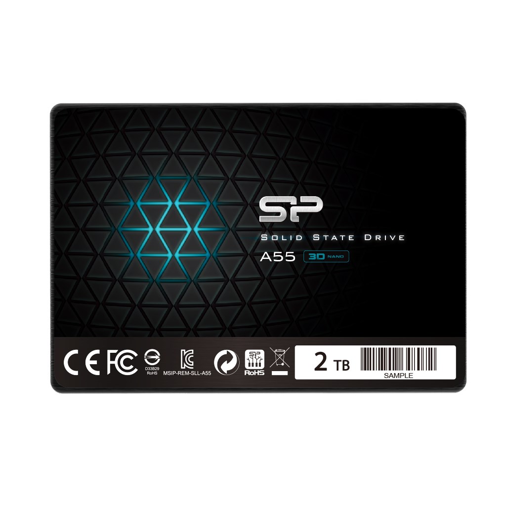 Silicon Power Ace A55 2.5" 2000 GB Serial ATA III 3D NAND SP002TBSS3A55S25 2.5-inch SATA III 2048 GB SSD