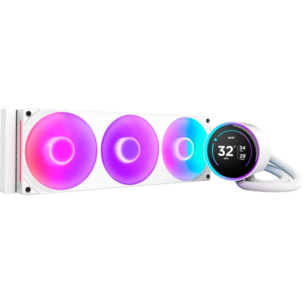 NZXT Kraken Elite 360 RGB 360 mm Liquid cooling system RL-KR36E-W2 All-in-one liquid cooler