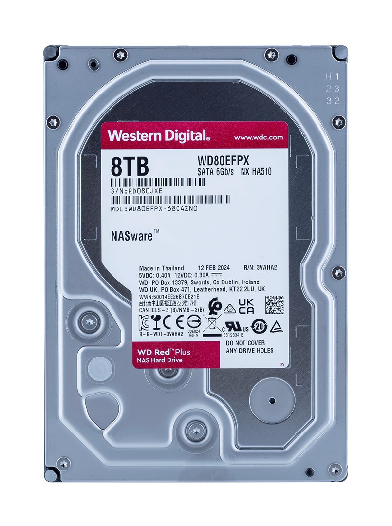 WD Western Digital Red Plus 3.5" 8 TB Serial ATA III WD80EFPX