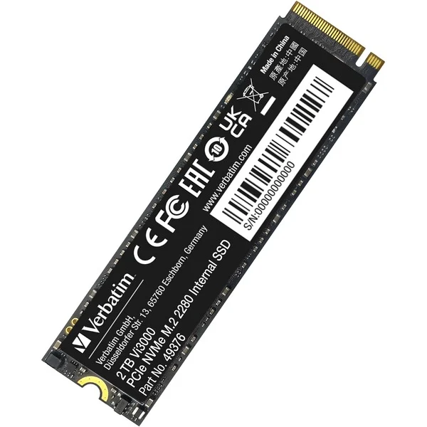 Verbatim Vi3000 2 TB SSD 2048 GB M.2 PCIe 3.0 x4
