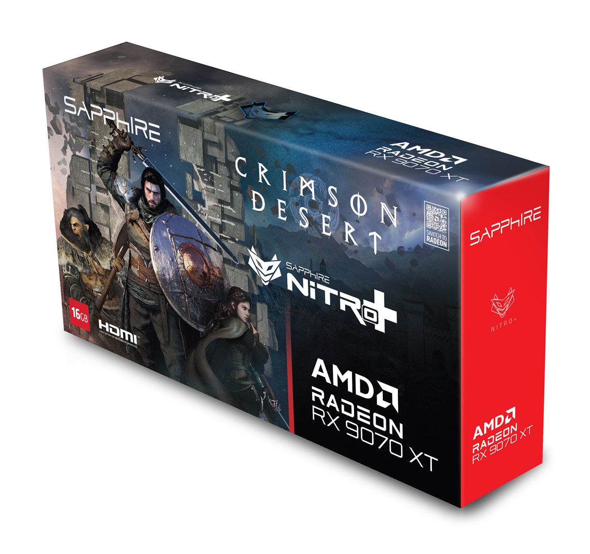 Sapphire NITRO+ AMD Radeon RX 9070 XT OC Crimson Desert Edition 16 GB GDDR6 11348-10-20G