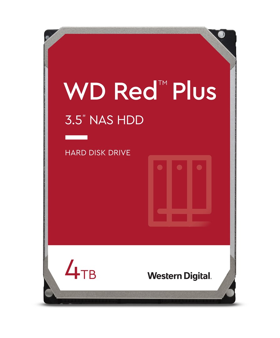 Western Digital Red Plus WD40EFPX internal hard drive 3.5" 4000 GB Serial ATA III