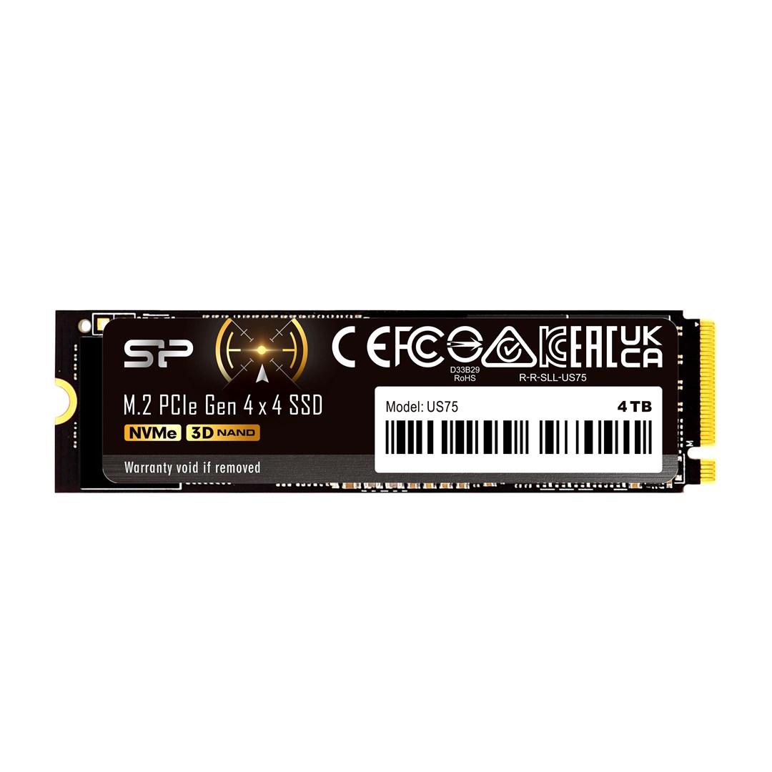 Silicon Power US75 1 TB M.2 PCI Express 4.0 NVMe SP01KGBP44US7505 PCIe 4.0 SSD