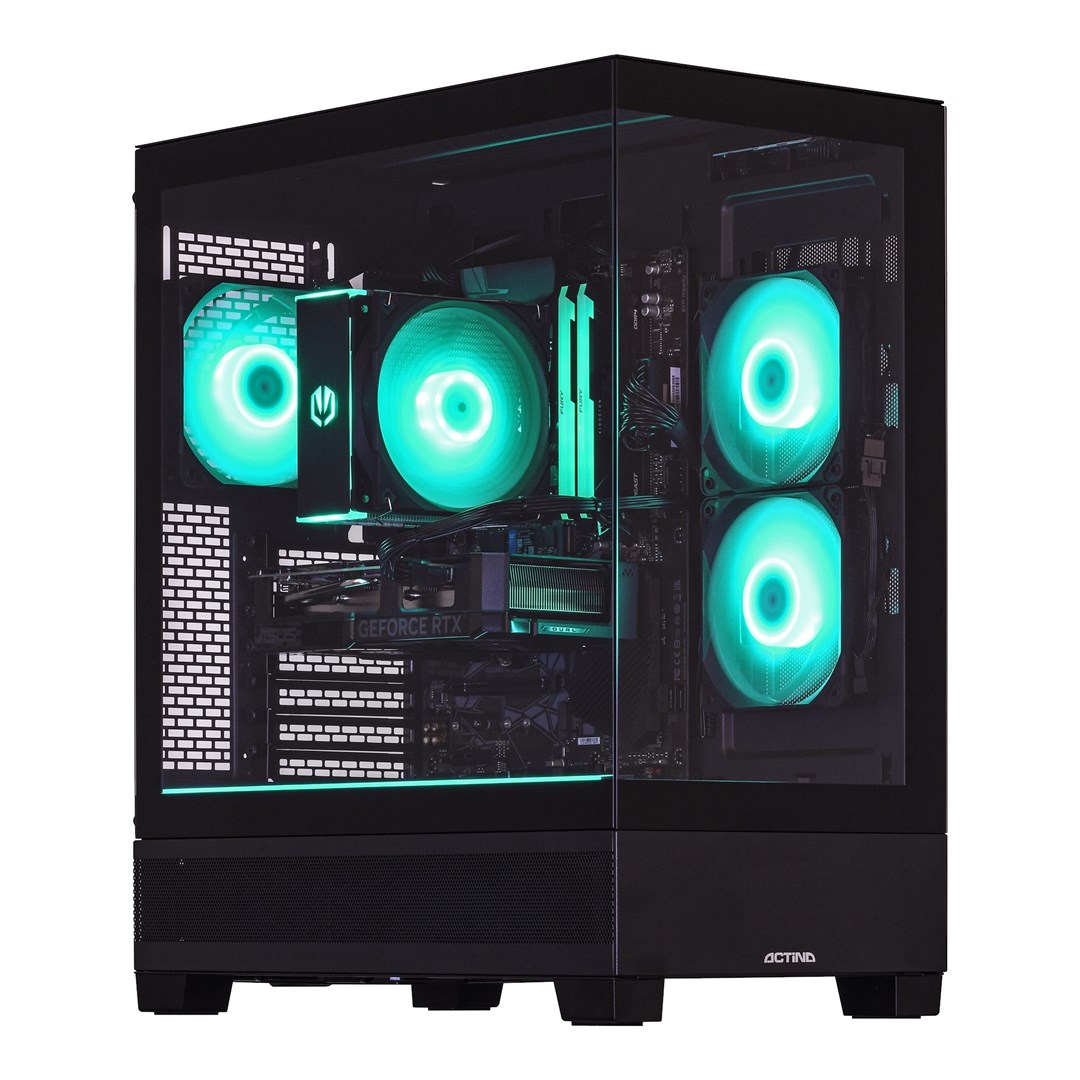 Actina PC AMD Ryzen™ 5 5600 16 GB DDR4-SDRAM 1 TB SSD AMD Radeon RX 7600 Midi Tower Black KOMACNGIP0606 None 16 GB RAM