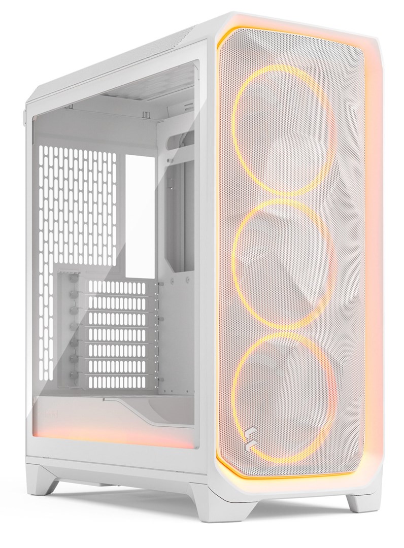 Fractal Design Meshify 3 Ambience Pro RGB Clear Tint Computer case White Pro E-ATX