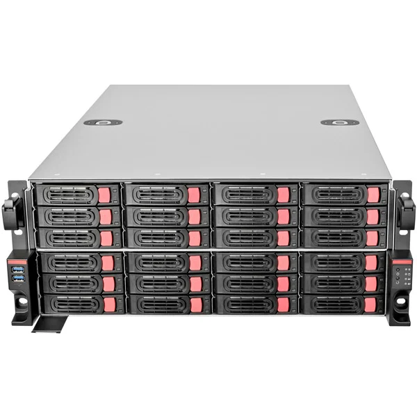 SilverStone SST-RM43-324-RS, Rack Server computer case Black / Red ATX / E-ATX / Mini ITX / SSI-CEB / SSI-EEB / Micro ATX