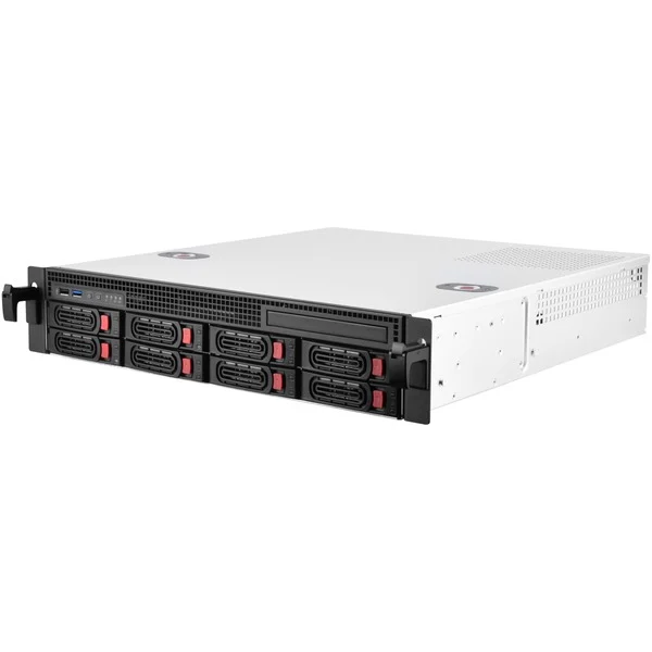 SilverStone RM21-308 Rack computer case Black Micro ATX