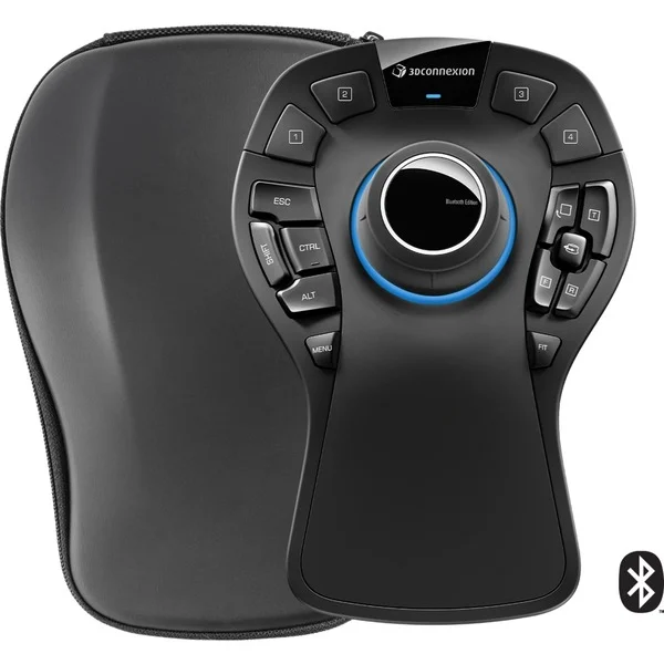3DConnexion SpaceMouse Pro Wireless - Bluetooth Edition Mouse Black Pro Edition Wired and wireless