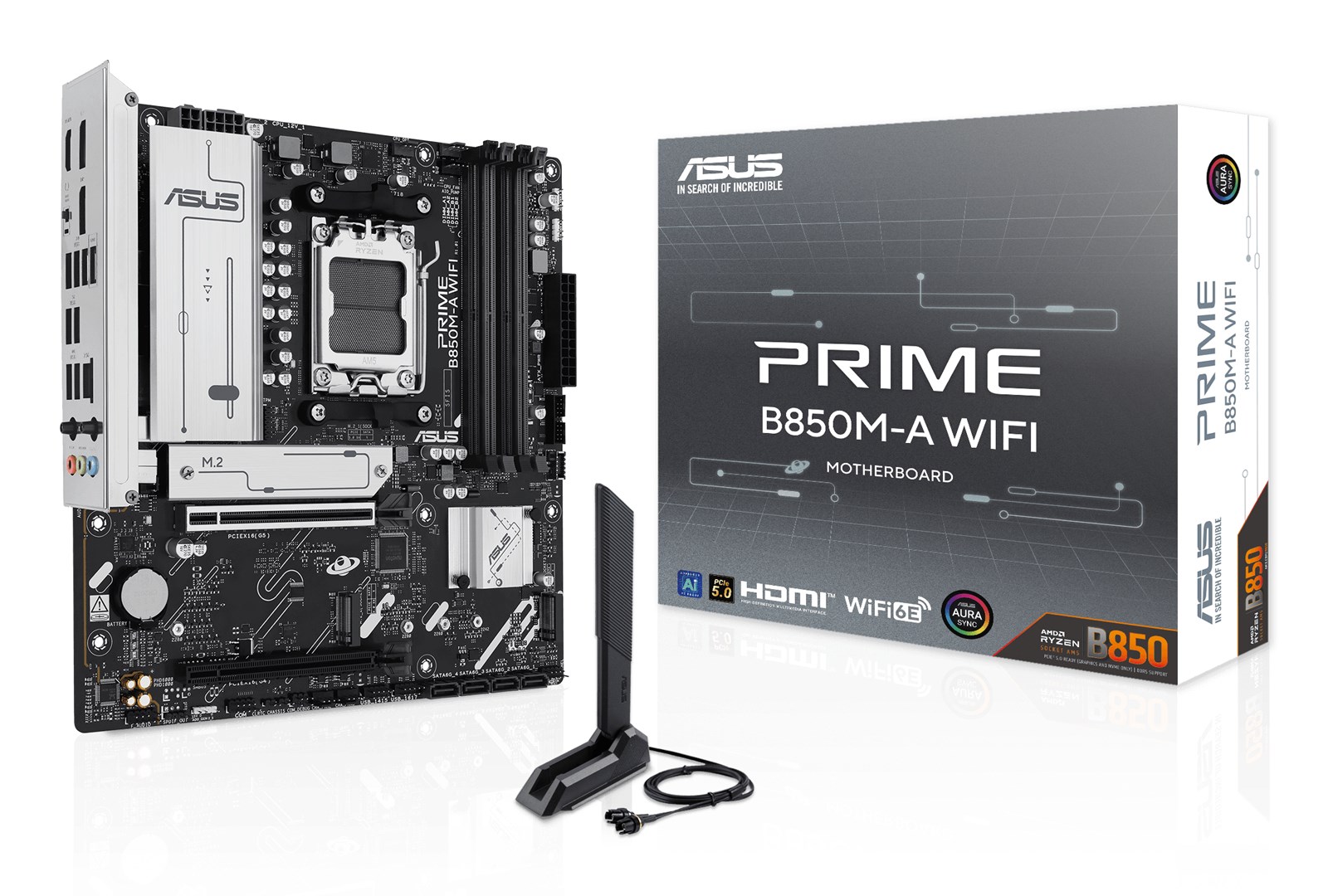 ASUS PRIME B850M-A WIFI AMD B850 Socket AM5 micro ATX 90MB1LN0-M0EAY0