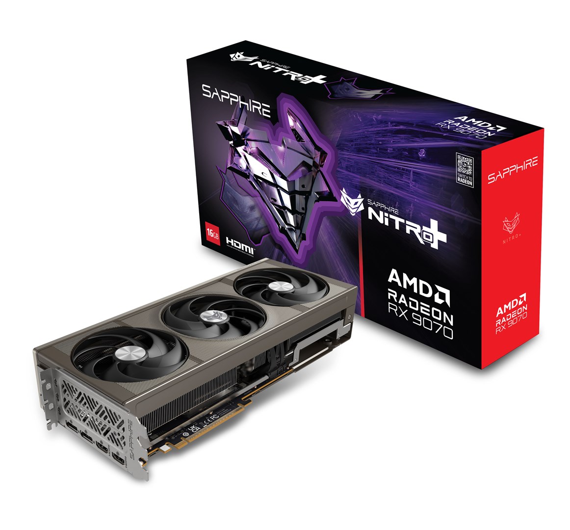 Sapphire NITRO+ Radeon RX 9070 AMD 16 GB GDDR6 11349-01-20G Grey