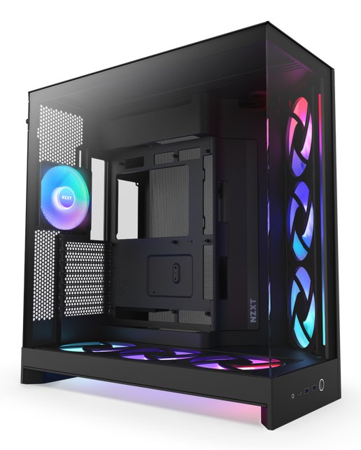 NZXT H9 Flow RGB+ Midi Tower Black CM-H92FB-P1