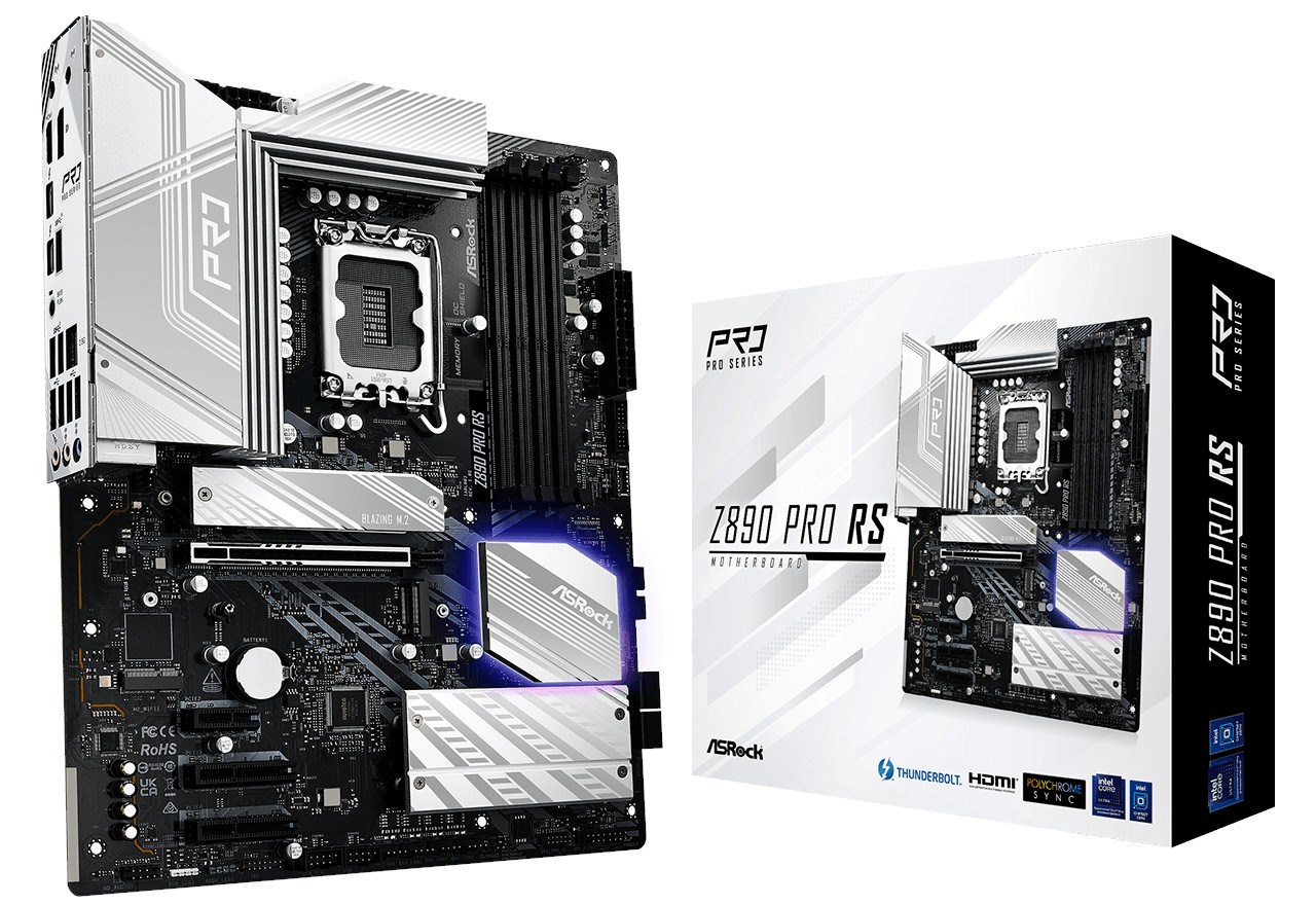 ASRock Z890 Pro RS Motherboard 90-MXBP10-A0UAYZ