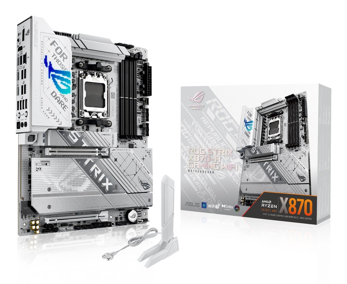 ASUS ROG STRIX X870-A GAMING WIFI AMD X870 Socket AM5 ATX 90MB1IF0-M0EAY0 DDR5
