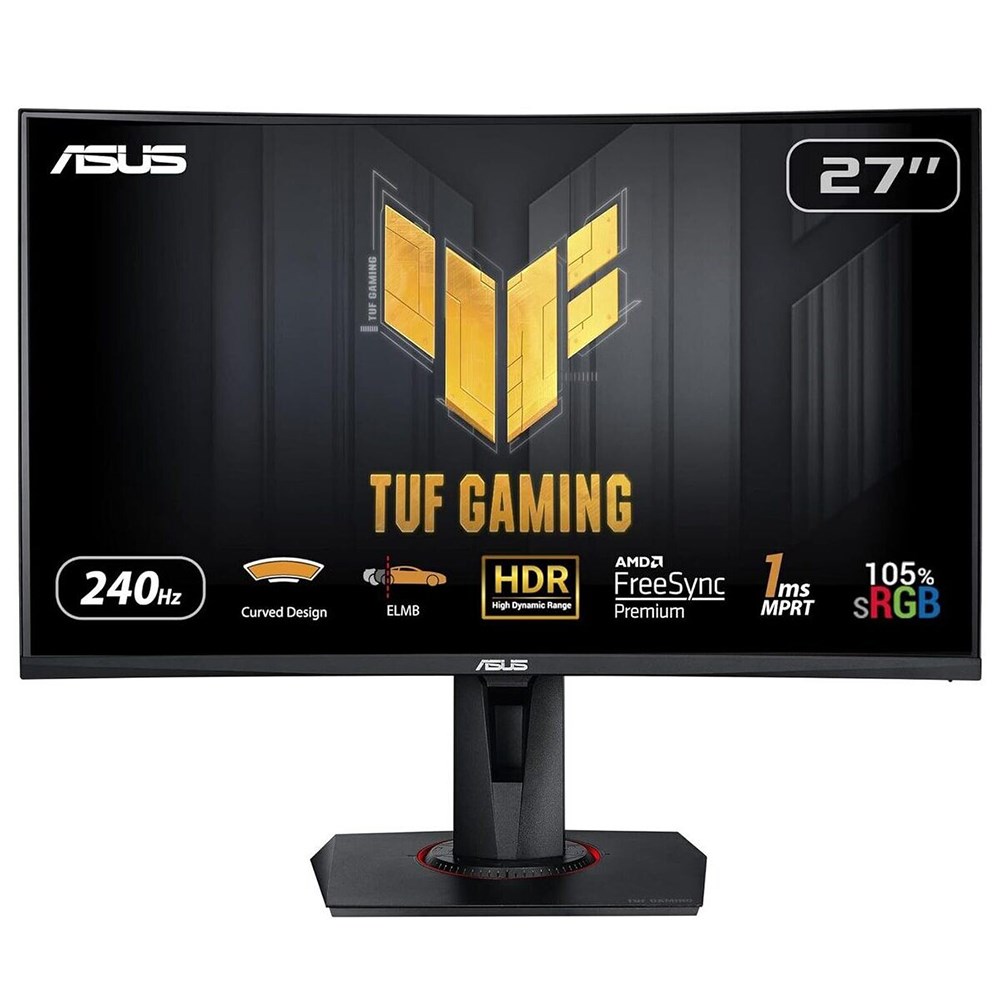 ASUS TUF Gaming VG27VQM computer monitor 68.6 cm (27") 1920 x 1080 pixels Full HD LED Black 90LM0510-B03E70 VA 240 Hz 1920x1080