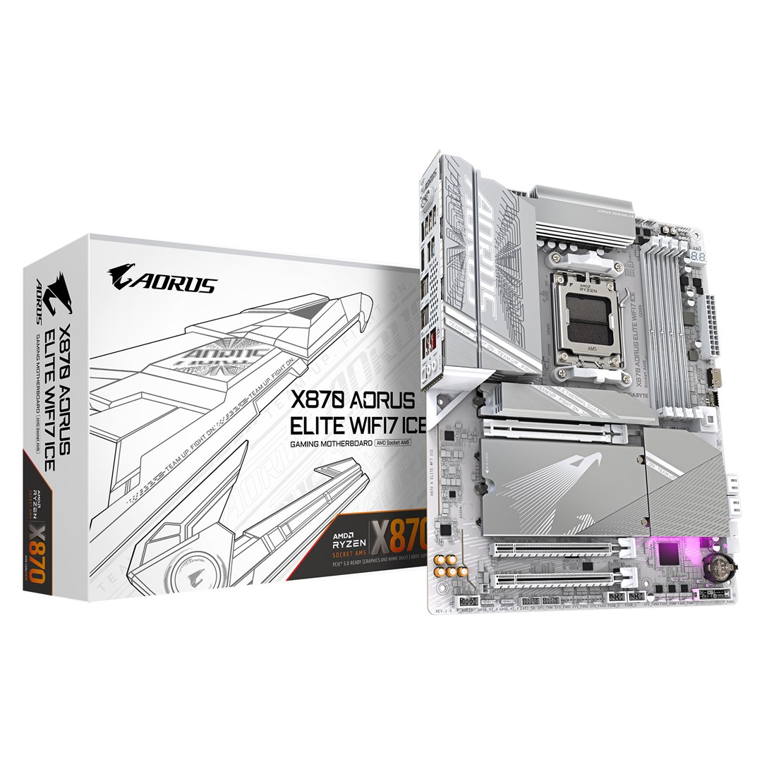 GIGABYTE X870 AORUS ELITE WIFI7 ICE Motherboard X870 A ELITE WF7 ICE