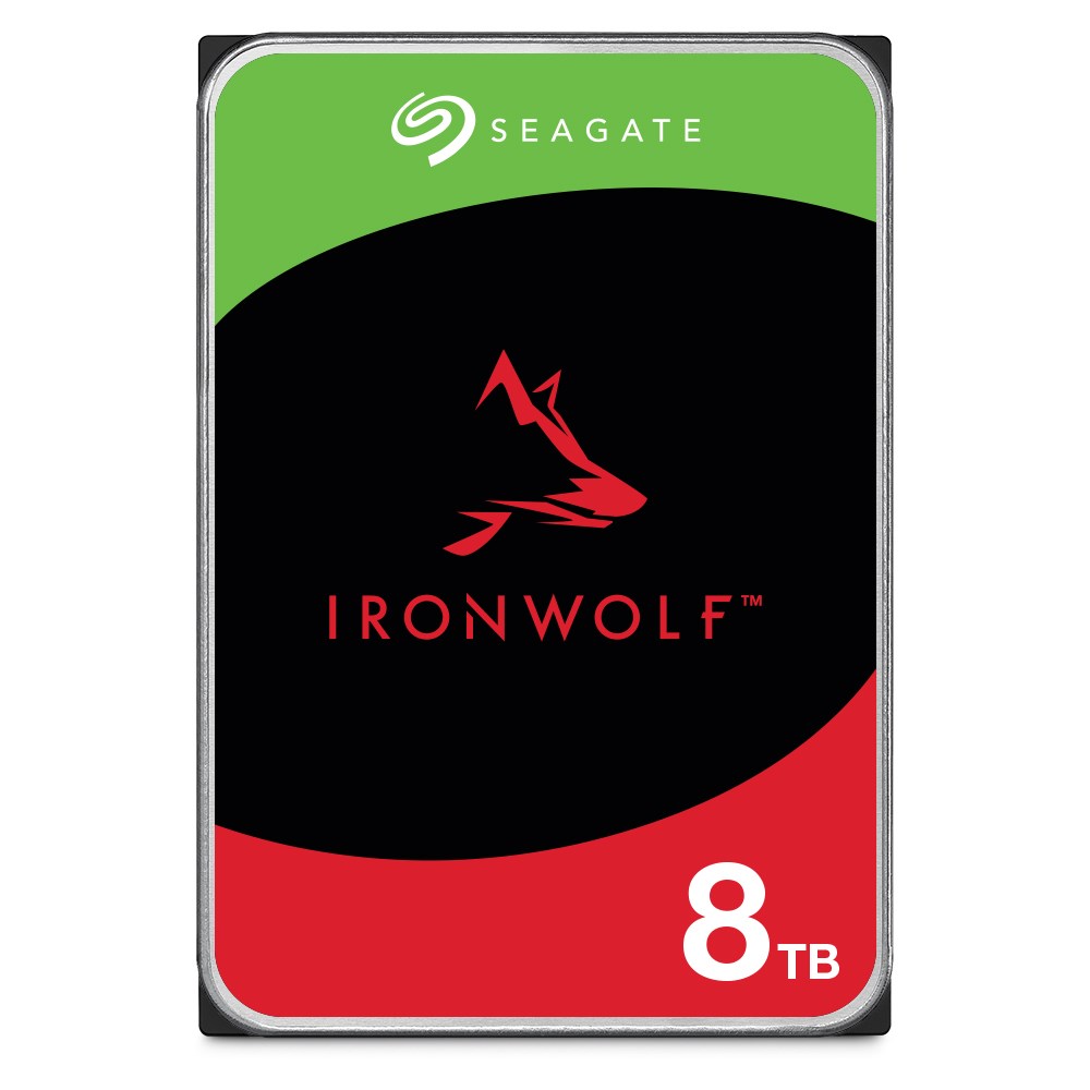 Seagate IronWolf internal hard drive 8 TB 256 MB 3.5" Serial ATA III (ST8000VN004)