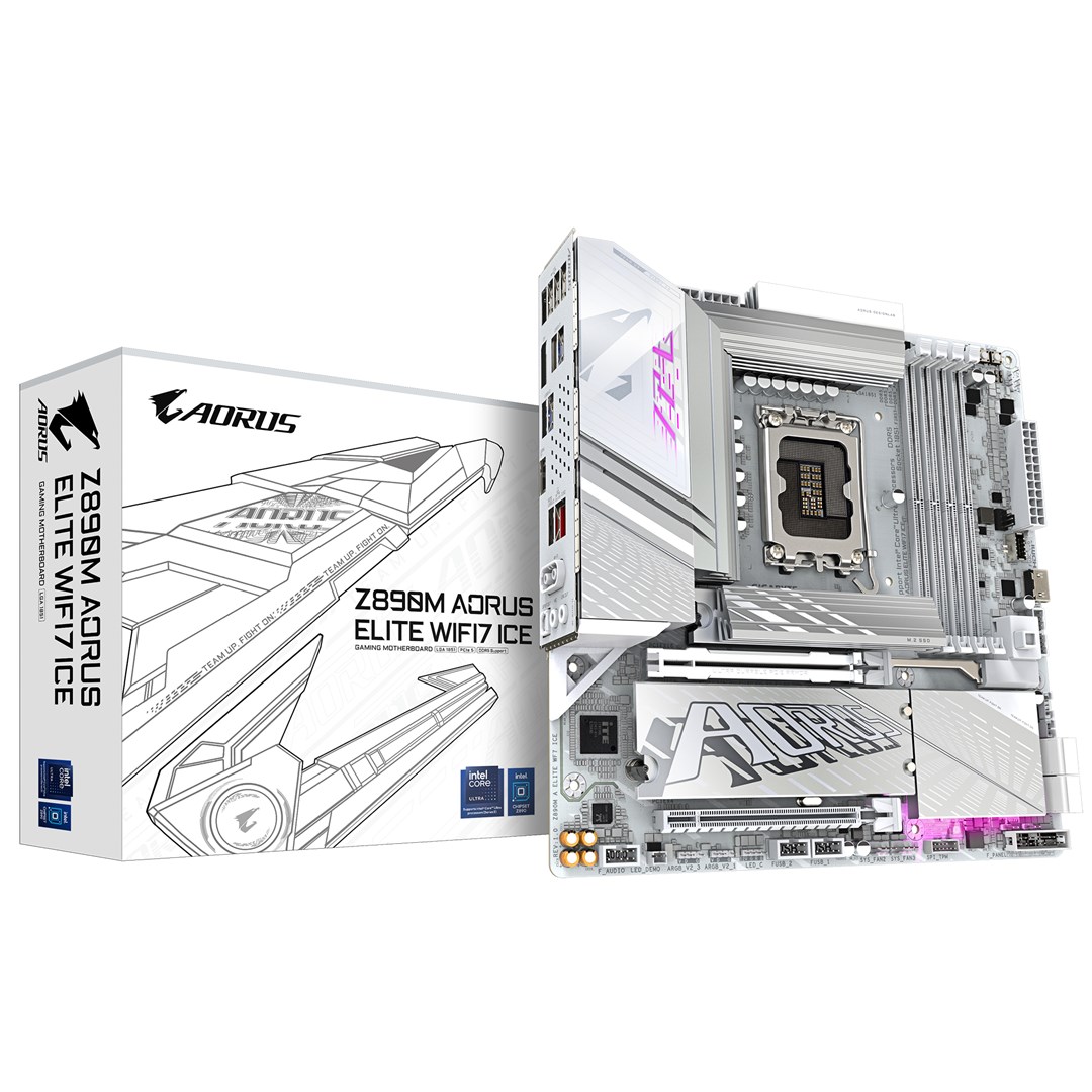 GIGABYTE Z890M AORUS ELITE WIFI7 ICE Motherboard Z890M A ELITE WF7 ICE