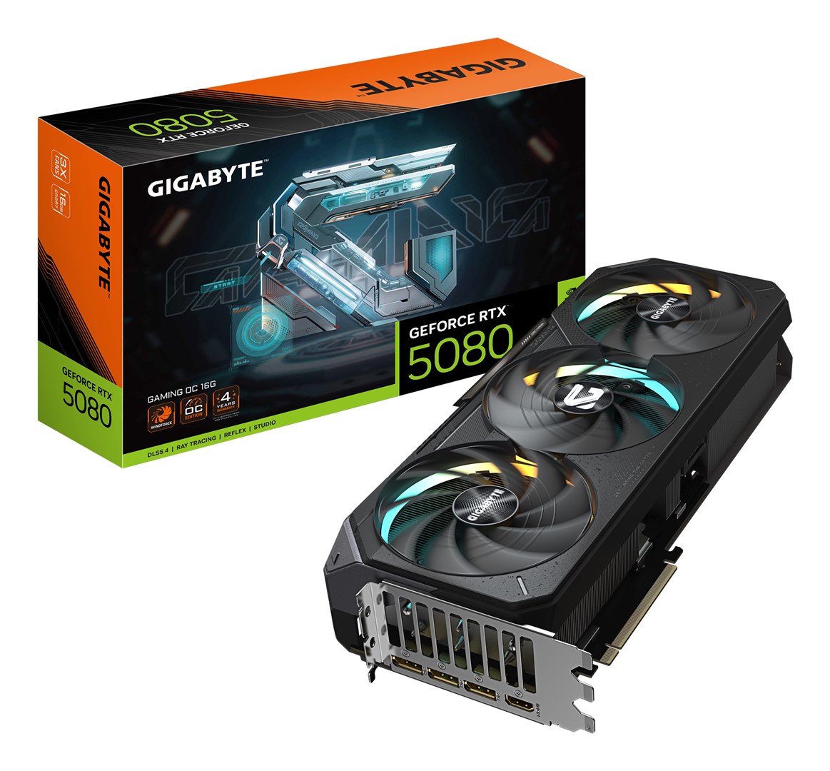 GIGABYTE GeForce RTX 5080 GAMING OC 16G Graphics Card GV-N5080GAMING OC-16GD