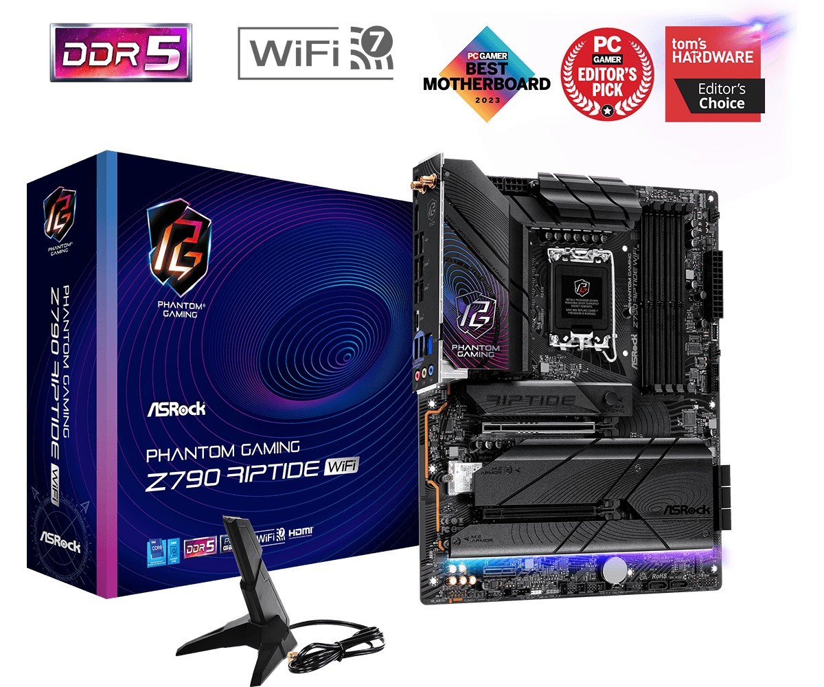 ASRock Z890 Riptide WiFi Motherboard 90-MXBPB0-A0UAYZ