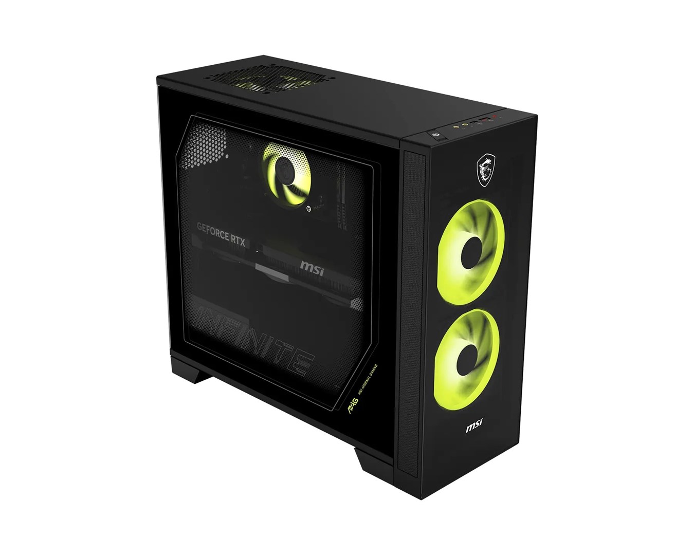 MSI MAG Infinite S AI 2NVL5-012XEU Core Ultra 5 225F 16GB DDR5 1TB SSD GeForce RTX 5060 8GB VENTUS 2X OC V1 AW-XB560NF (Wi-Fi 6E) Bluetooth 5.3 500W noOS Black 2Y