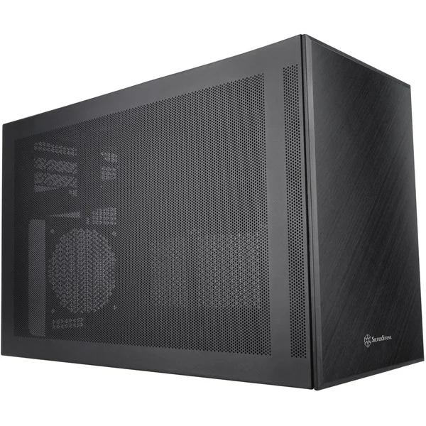SilverStone SST-SG17B Computer case Black Micro ATX