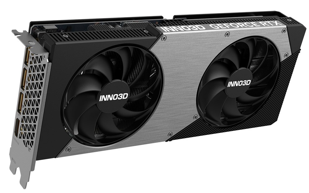 INNO3D GeForce RTX 5060 Ti TWIN X2 OC NVIDIA 8 GB GDDR7 N506T2-08D7X-193075N Black, Grey