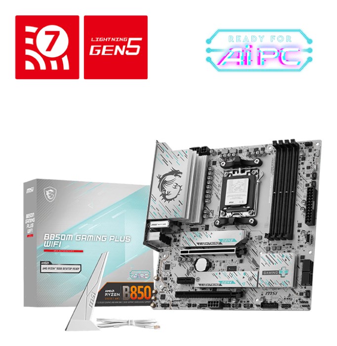 MSI B850M GAMING PLUS WIFI Motherboard 7E66-001R