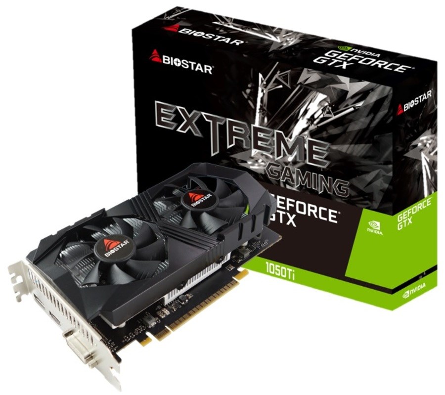 Biostar GeForce GTX1050Ti NVIDIA GeForce GTX 1050 Ti 4 GB GDDR5 VN1055TF41