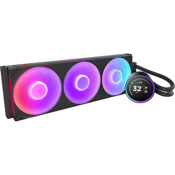 NZXT Kraken Elite 420 RGB 420 mm Liquid cooling system RL-KR42E-B2 All-in-one liquid cooler