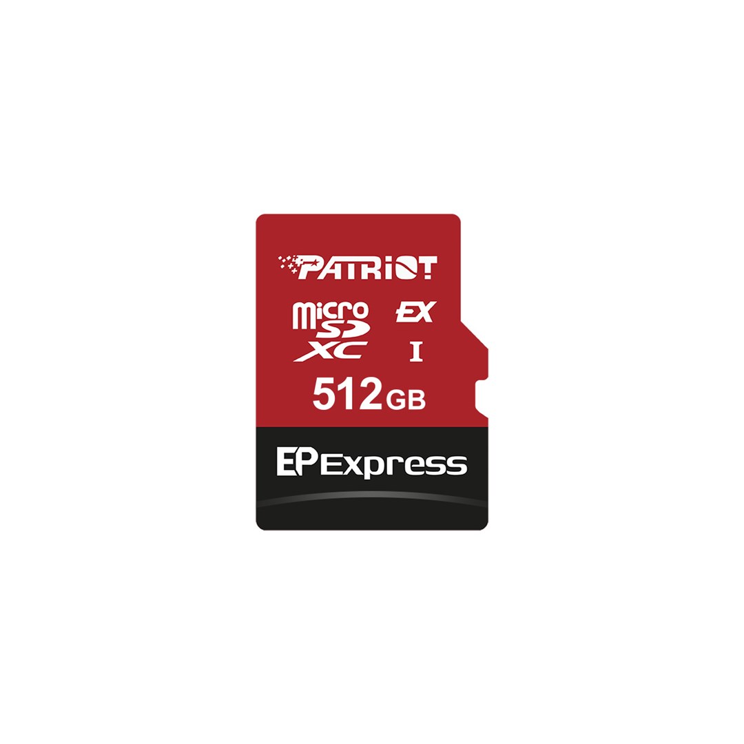 Patriot Memory EP Express memory card 512GB MicroSDXC 800/600 MB/s (PEF512GEPEXMCX)