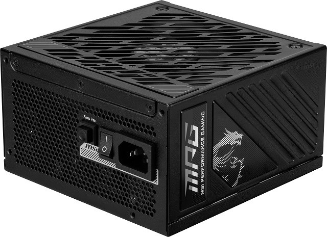 MSI MPG A1250GS 1250W PCIE5 80+ Gold power supply (306-7ZPFX11-CE0) Black 80 PLUS Gold ATX 1250 W