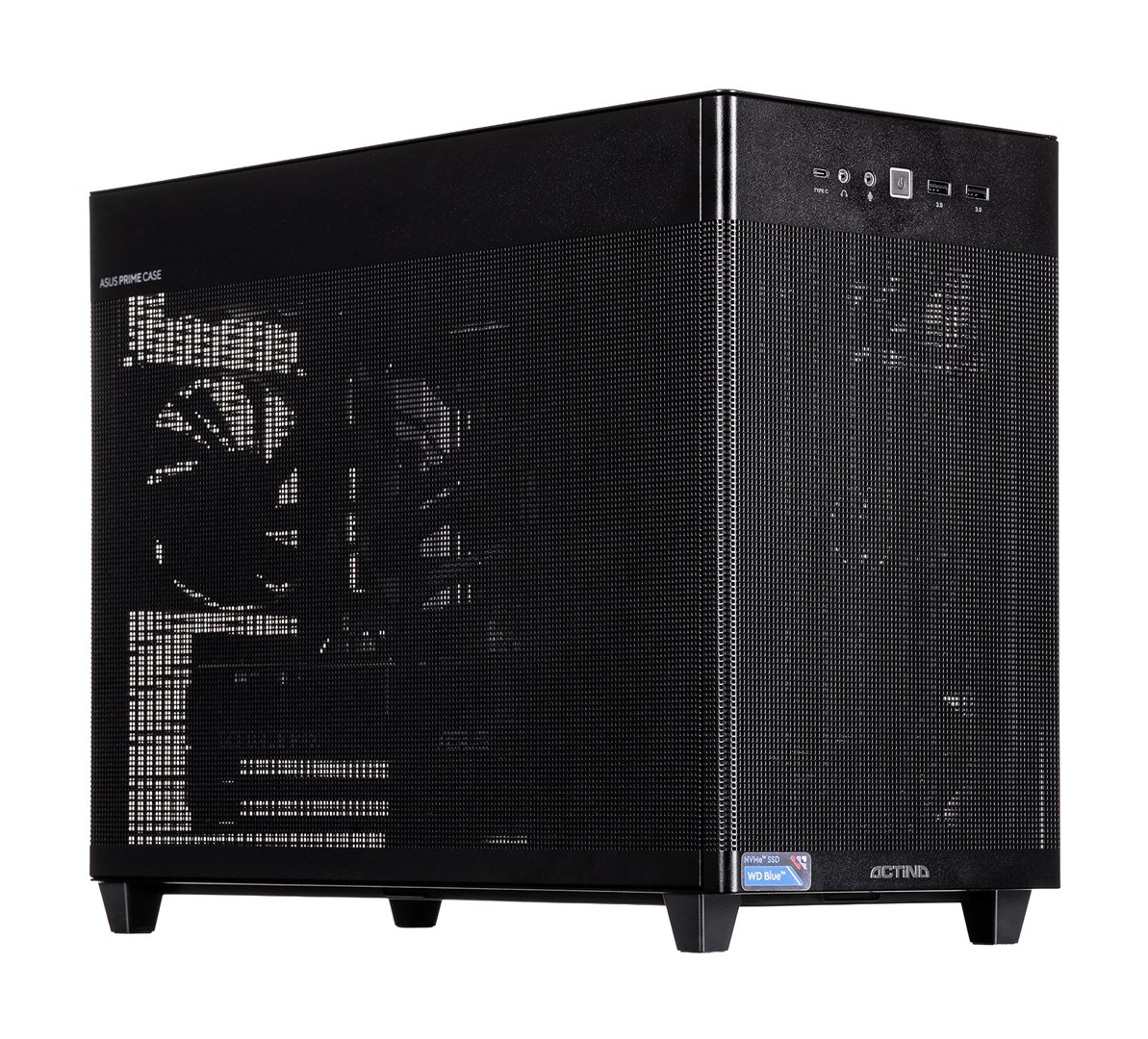 Actina PC AMD Ryzen™ 5 9500F 32 GB DDR5-SDRAM 1 TB SSD AMD Radeon RX 9060 XT Mini Tower Black KOMACNGIP0510 None 32 GB RAM