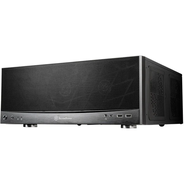 SilverStone SST-GD11B HTPC computer case Black ATX / SSI-CEB