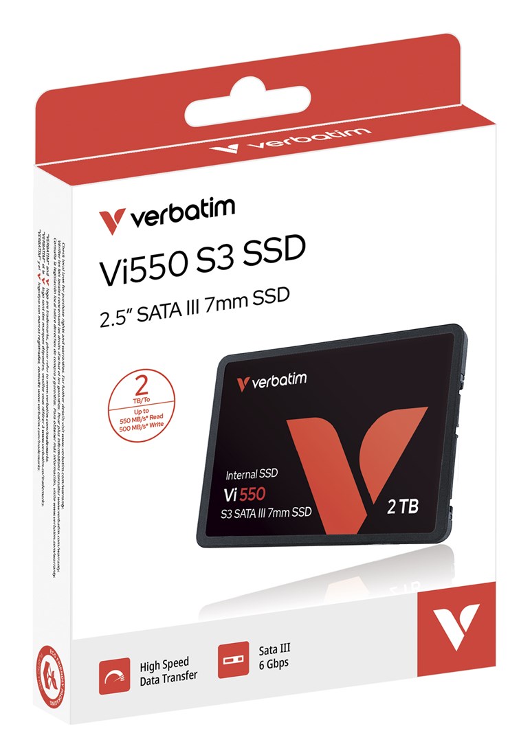 Verbatim Vi550 2 TB SSD 2048 GB 2.5-inch SATA III