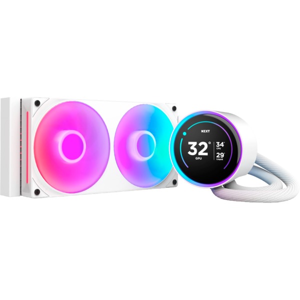 NZXT Kraken Elite 240 RGB 240 mm Liquid cooling system RL-KR24E-W2 All-in-one liquid cooler