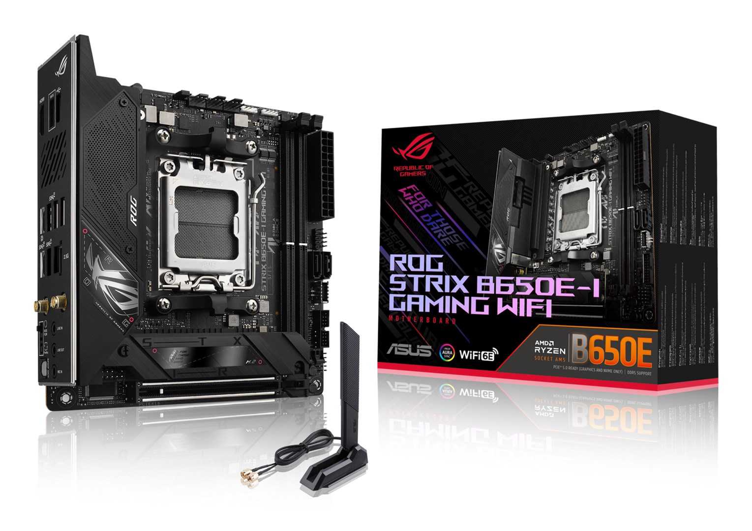 ASUS ROG STRIX B650E-I GAMING WIFI AMD B650 Socket AM5 mini ITX 90MB1BI0-M0EAY0