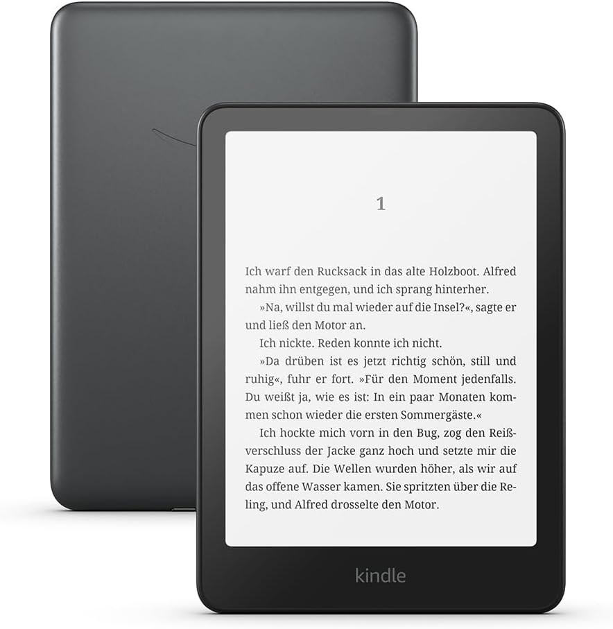 Amazon Kindle Paperwhite Signature Edition e-book reader Touchscreen 32 GB Wi-Fi Black, Metallic B0CFPN47NY