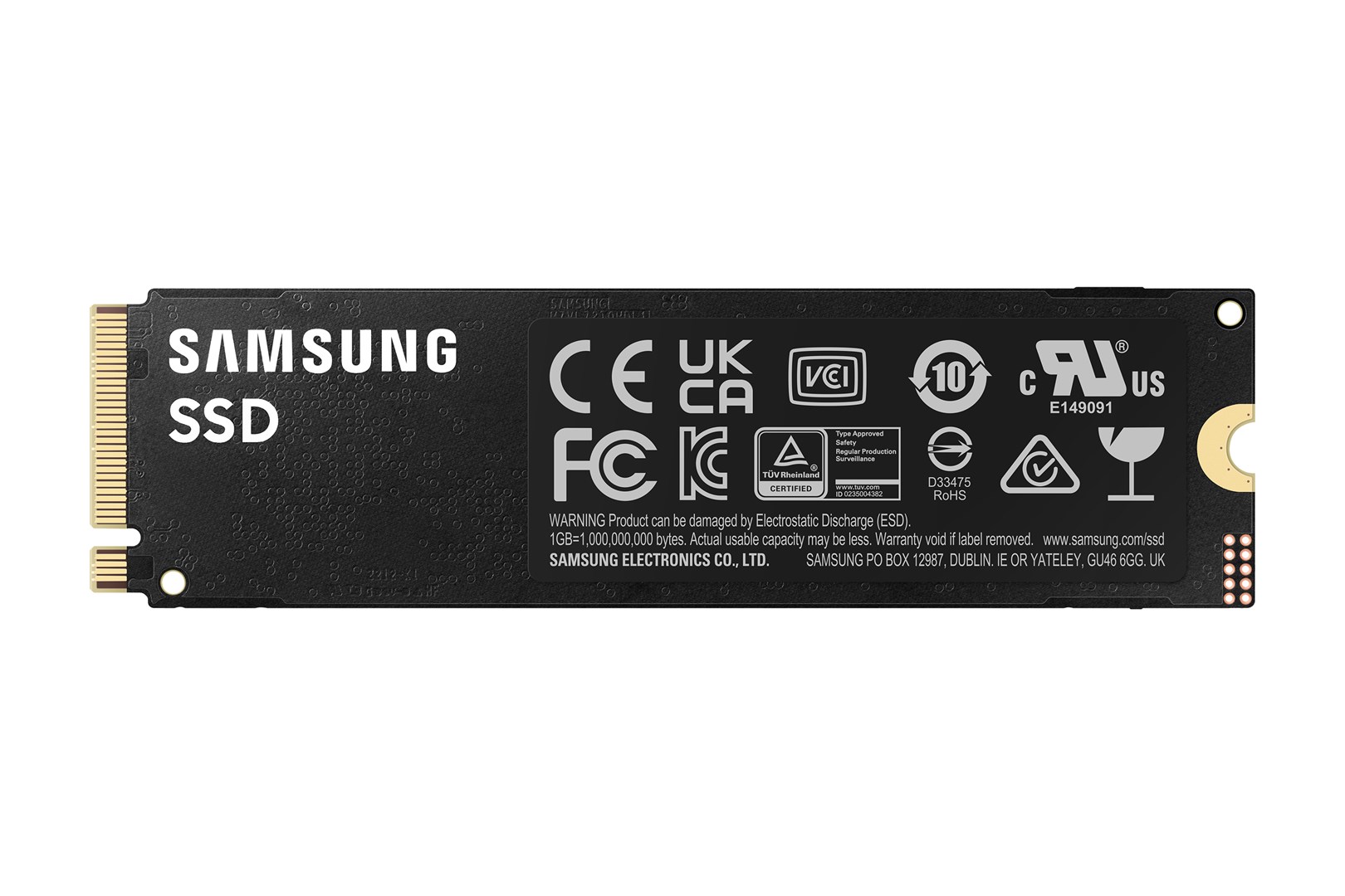 Samsung 990 PRO 4 TB M.2 PCI Express 4.0 NVMe V-NAND MLC MZ-V9P4T0BW PCIe 4.0 SSD
